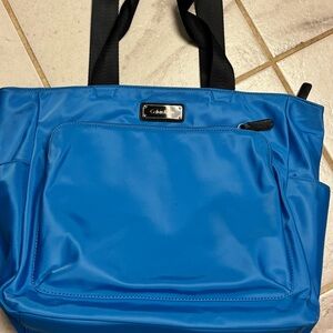 Calvin Klein blue tote bag